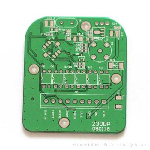 6-layer PCB with Green Solder Mask, 1oz Copper Thickness and White Silkscreen